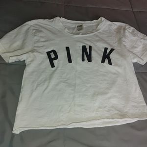 Pink crop top